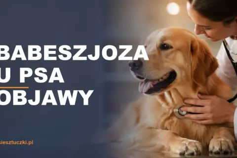Weterynarz bada psa, by rozpoznać babeszjozę. Objawy mogą być groźne.